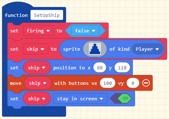 MakeCode Arcade Code