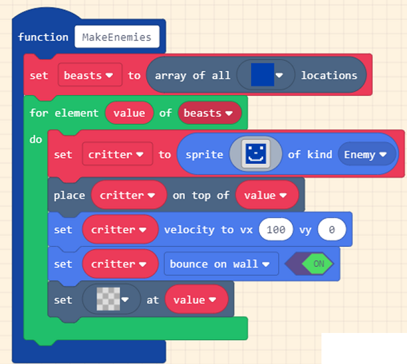 MakeCode Arcade Code