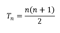 triangular numbers