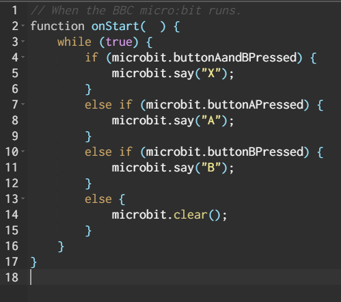 micro:bit Code