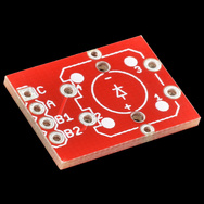 Breakout board for the LED tactile button