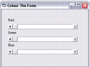 scrollbar form design