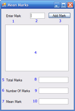 average marks form design